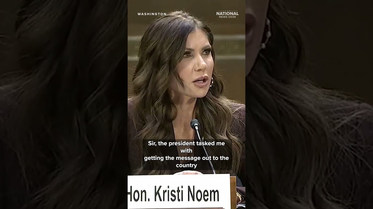 Homeland Security Secretary Noem questioned over $220M TV advertisements