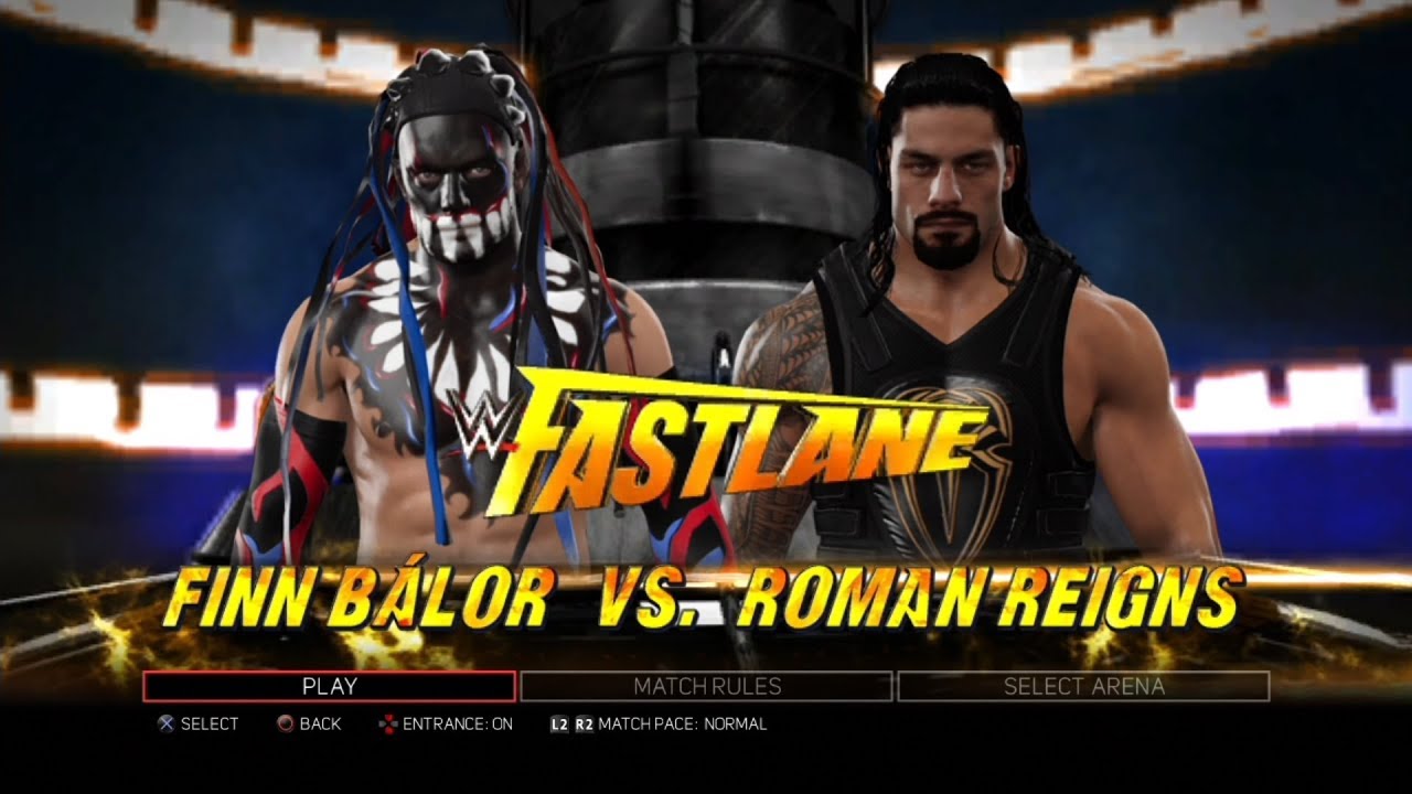 WWE 2K17 PS3 — Финн Балор (Демон) против Романа Рейнса