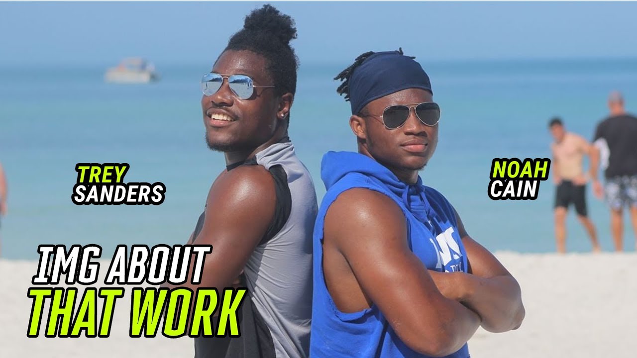 Trey Sanders And Noah Cain Get HYPE For The SZN! IMG Academy Puts In WORK 💪