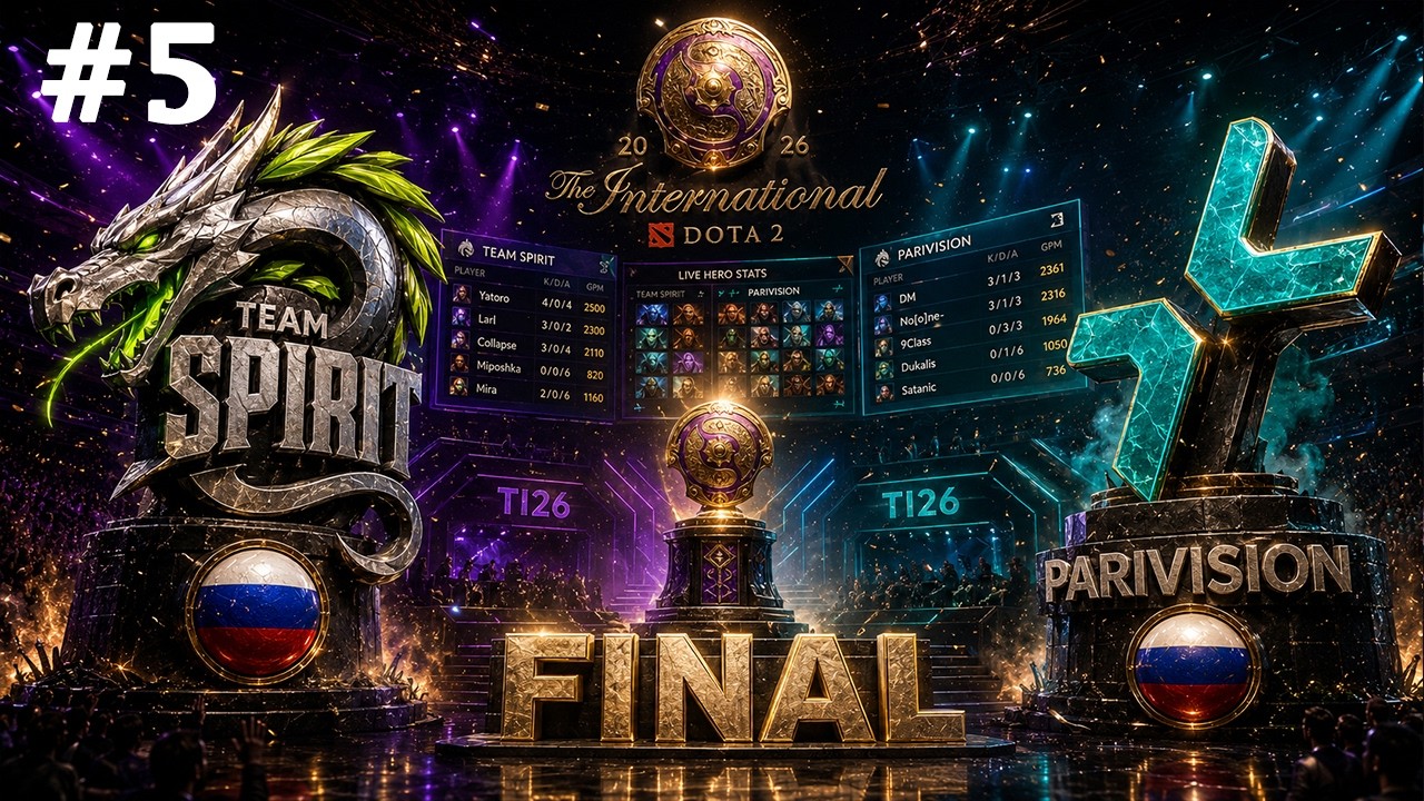 ФИНАЛ КОТОРЫЙ МЫ ЗАСЛУЖИЛИ! | Spirit vs Parivision #5 (BO5) The International 2026