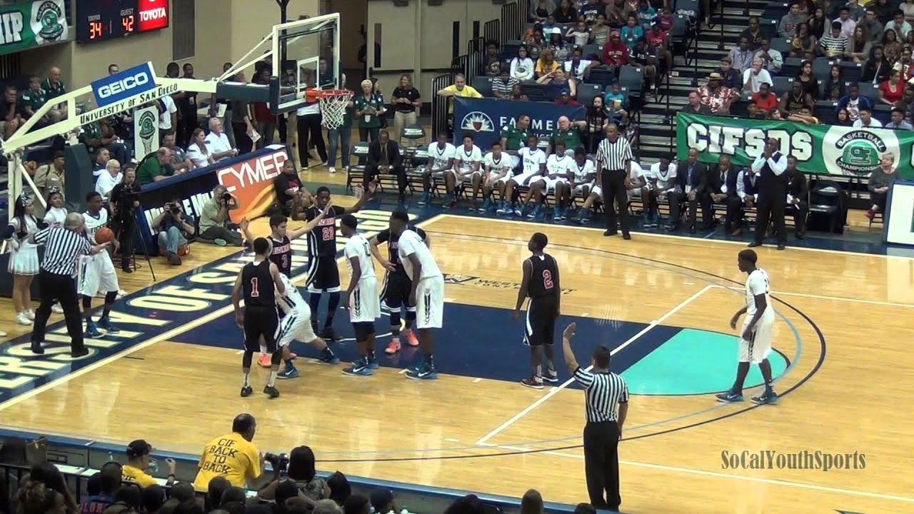 2015 San Diego Section CIF Finals D1 Morse High School vs Escondido High School