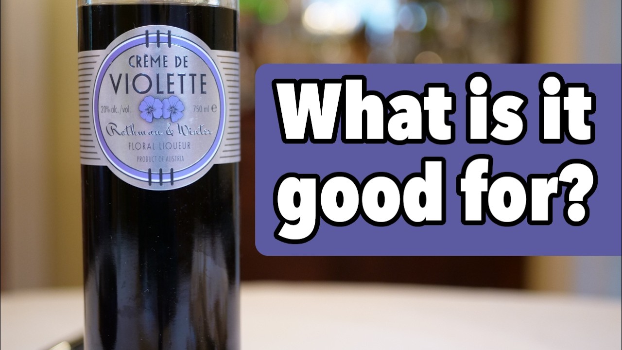 Is Creme de Violette the weirdest liqueur?
