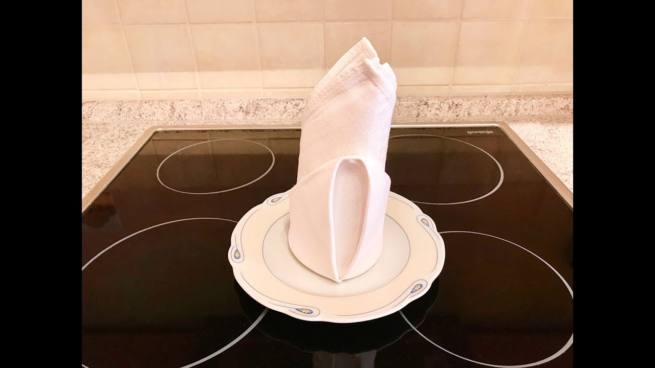Napkin folding : Cone Fold