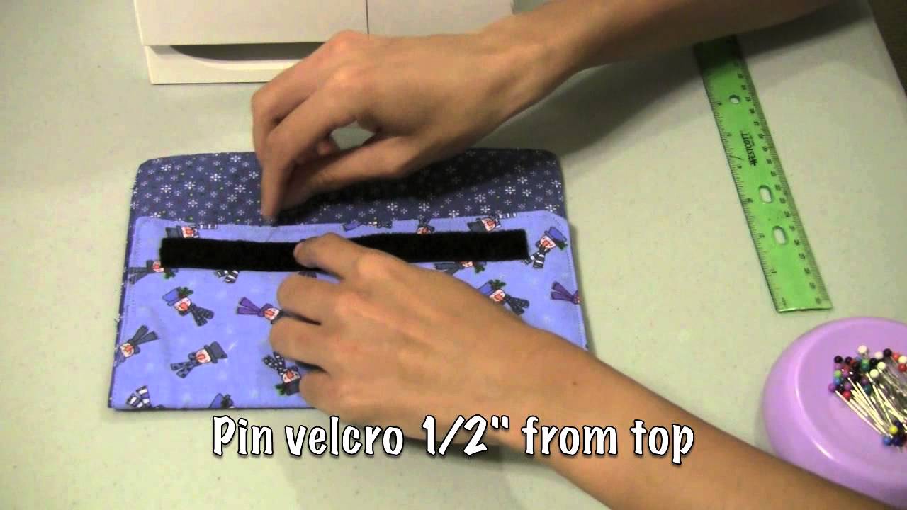 How to sew a coupon organizer or clutch purse