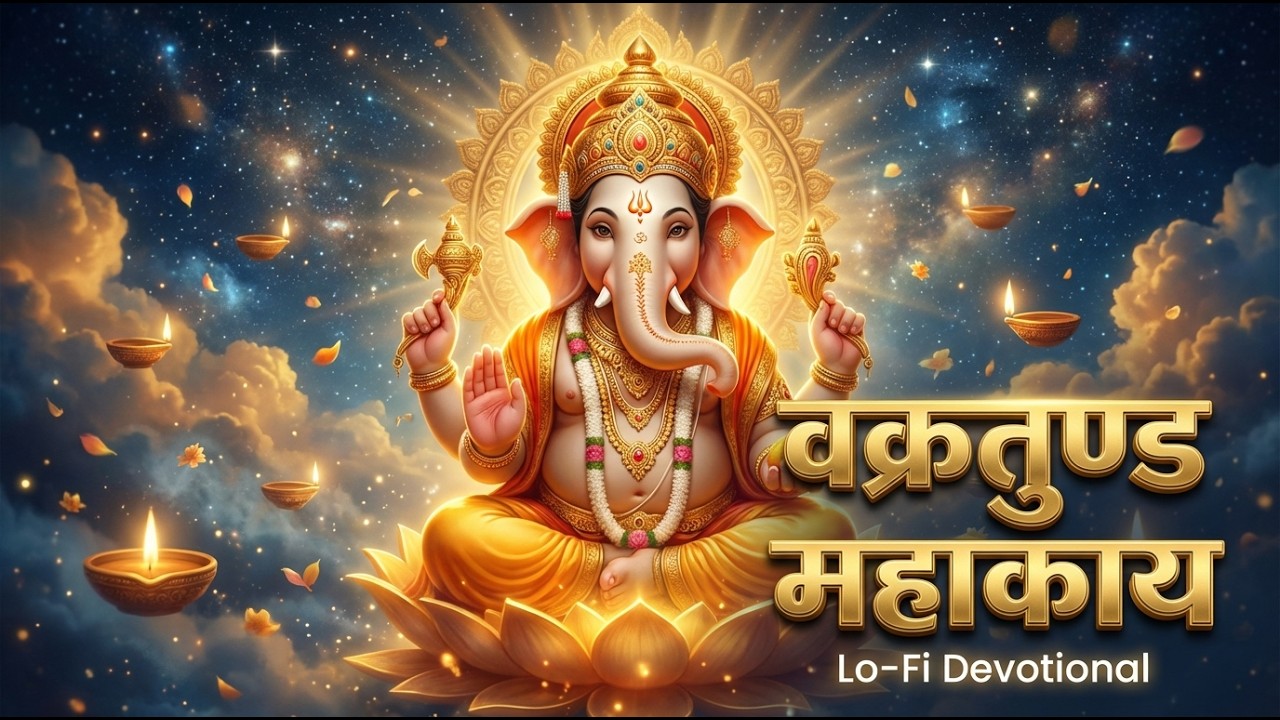 Vakratunda Mahakaya Ganesh Mantra LoFi | Calm Meditation Music for Study, Sleep & Focus