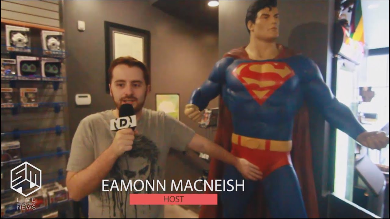 Eamonn MacNeish visits Silver Snail Comics in Toronto ( Distractional )
