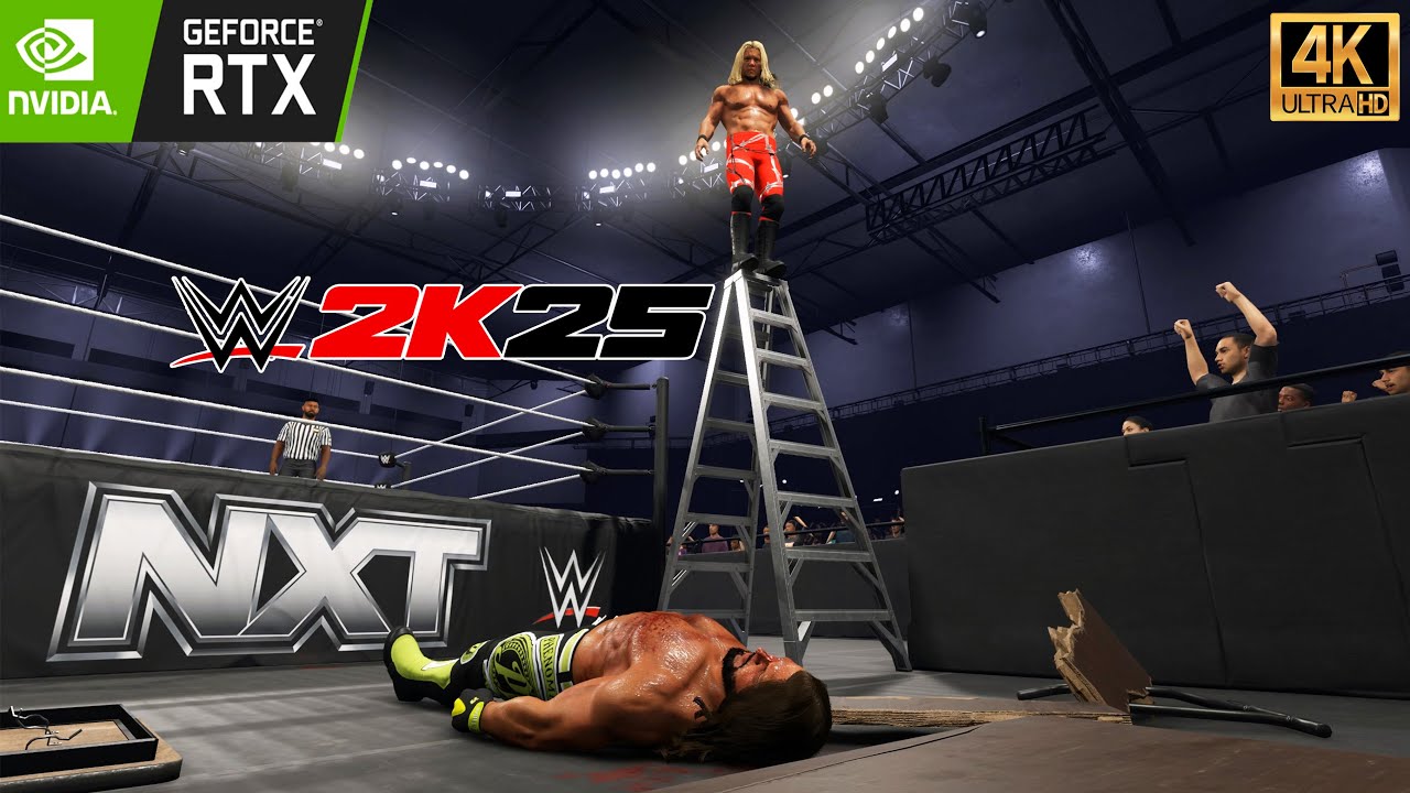WWE 2K25 : Chris Jericho vs AJ Styles  “You Won’t Believe This Finish!  Extreme Rules” (4K60fps)