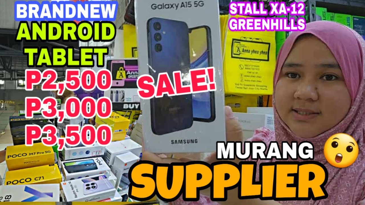 2,500 3K 3,500 Murang SUPPLIER ng Orig BRANDNEW ANDROID PHONE,TABLET,Samsung Redmi Realme at ibapa!