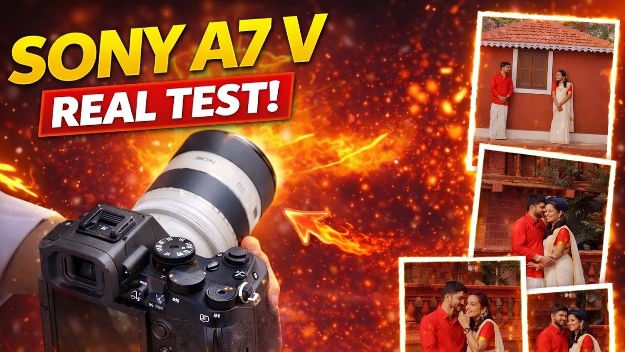 I Wasn't Expecting THIS... Sony a7 V Pre- Wedding shoot Results | 2026
