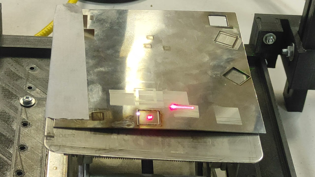 How to cut 0.5 mm stainless steel with 30 watt fiber laser (Endurance DIY GALVO machine)