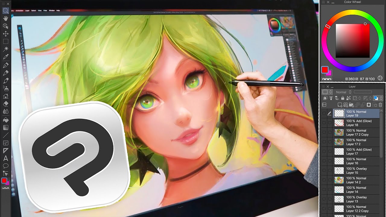 Пробую CLIP STUDIO PAINT! — Обзор + Первые впечатления