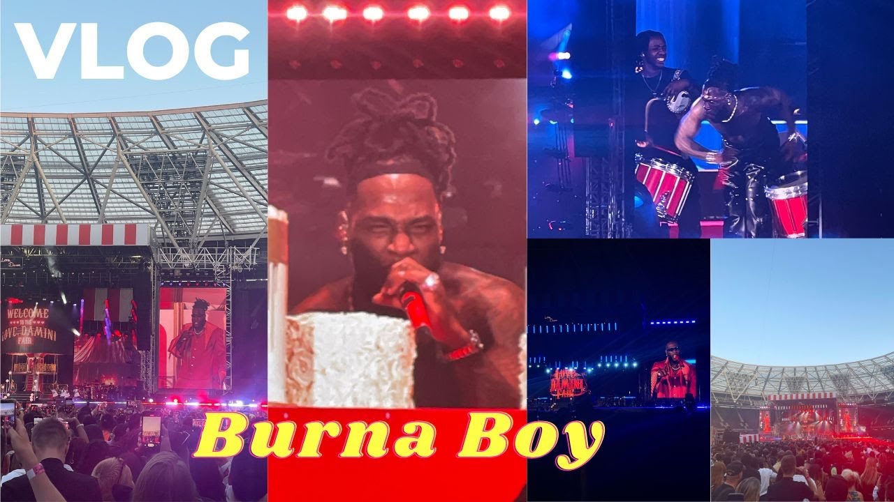 VLOG | I WENT TO THE BURNA BOY CONCERT IN LONDON *Very Insane Experience*