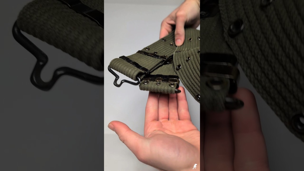 M1956 Pistol belt. German Camo of WWII video coming soon! #militaria #history