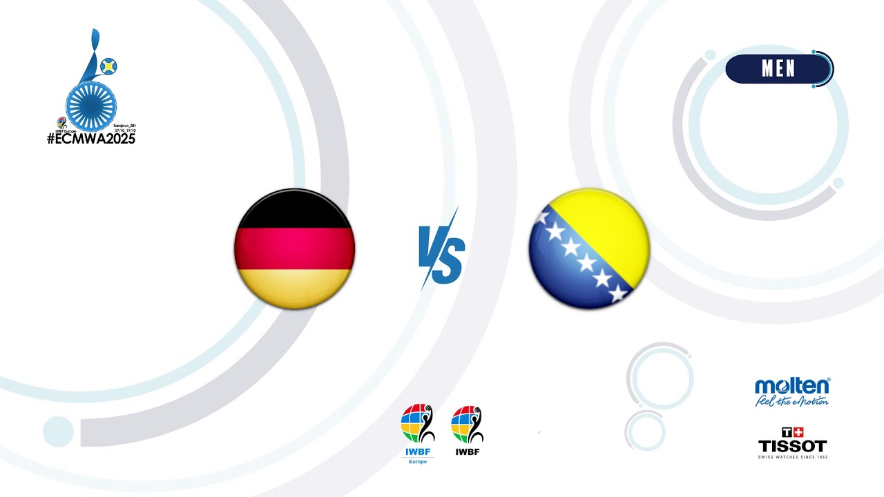 European Championship 2025 | Men | Germany vs Bosnia & Herzegovina