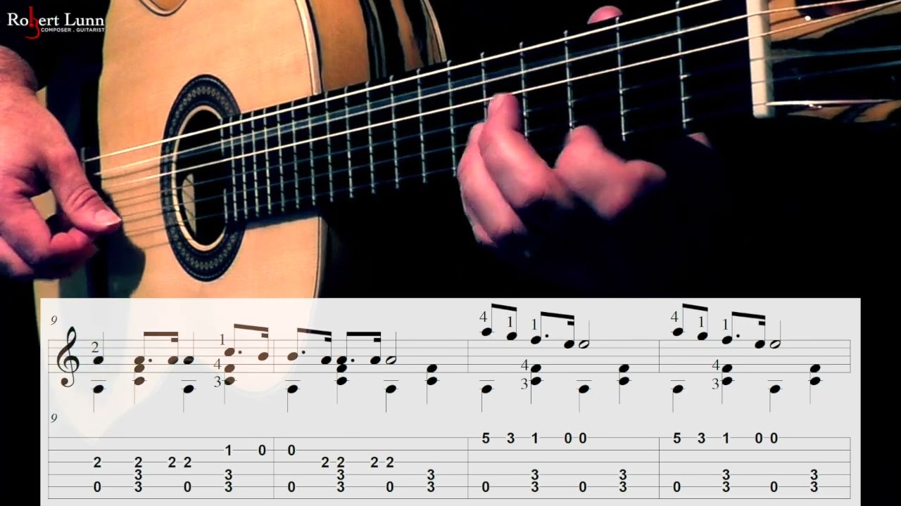 FUNERAL MARCH (Main Theme) - Chopin - Includes Sheet Music/TAB - Classical Guitar