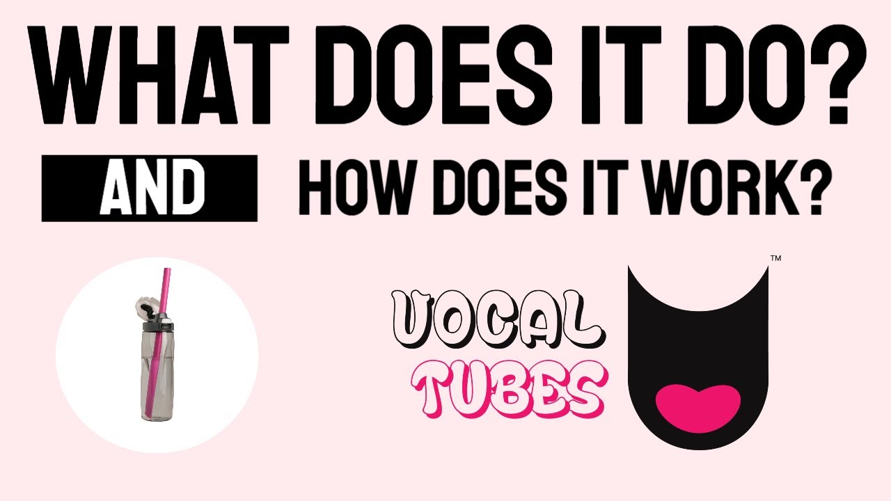 Vocal Tube water resistant vocal training