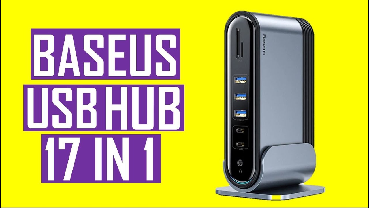 Baseus Usb Hub 17 In 1 Review -  Baseus USB C HUB Type C to Multi HDMI USB 3,0 17/1