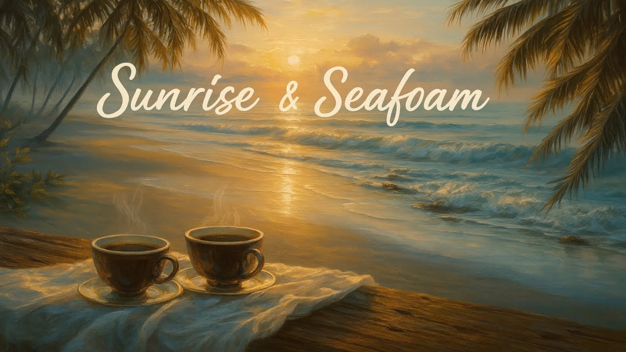 Sunrise & Seafoam – Bossa Nova Jazz for Morning Coffee ☕ | Beach Sunrise Full Album