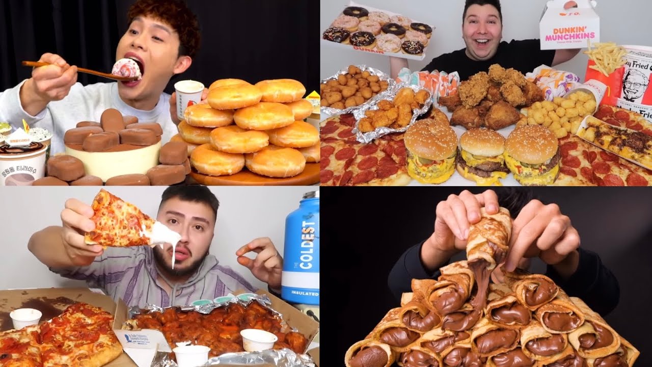 самые БОЛЬШИЕ моменты мукбанга *смешно*