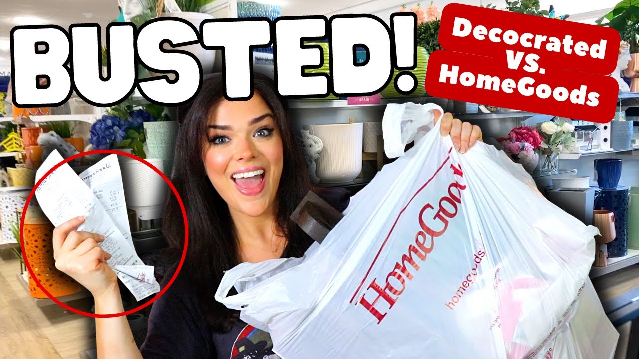 They WERE LYING!? DO IT YOURSELF FOR LESS!! | Decocrated Vs. HomeGoods | SHOP WITH ME!