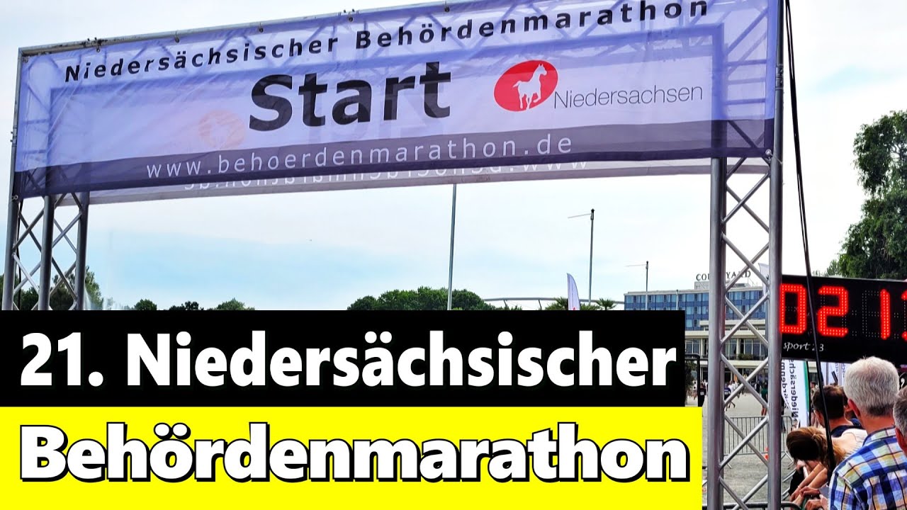21. Niedersächsischer Behördenmarathon am Maschsee in Hannover am 07. Juni 2023