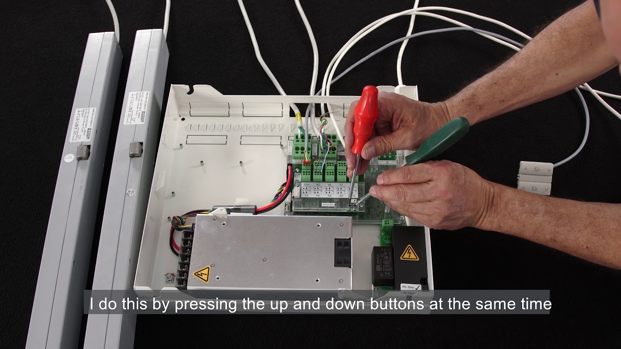 Implementation of two ventilation groups using the WCC 310 control panel, Standard version
