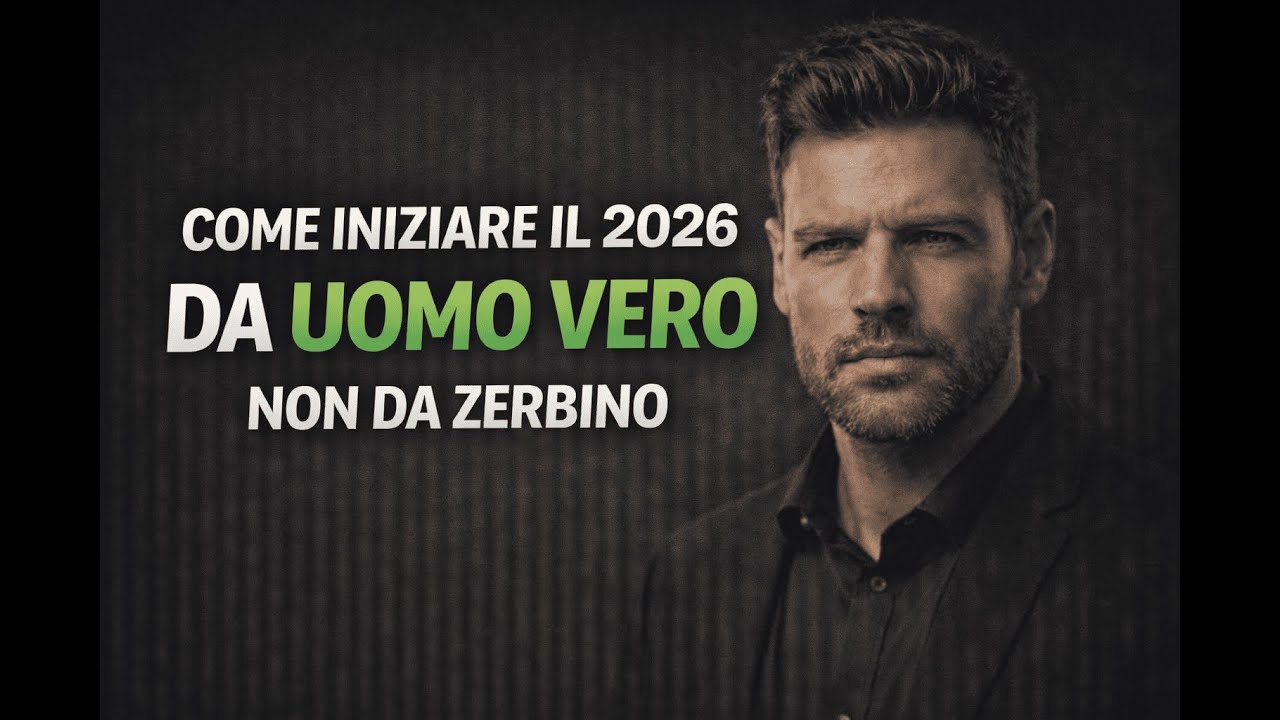 Come Iniziare il 2026 da Uomo Vero (Non da Zerbino)
