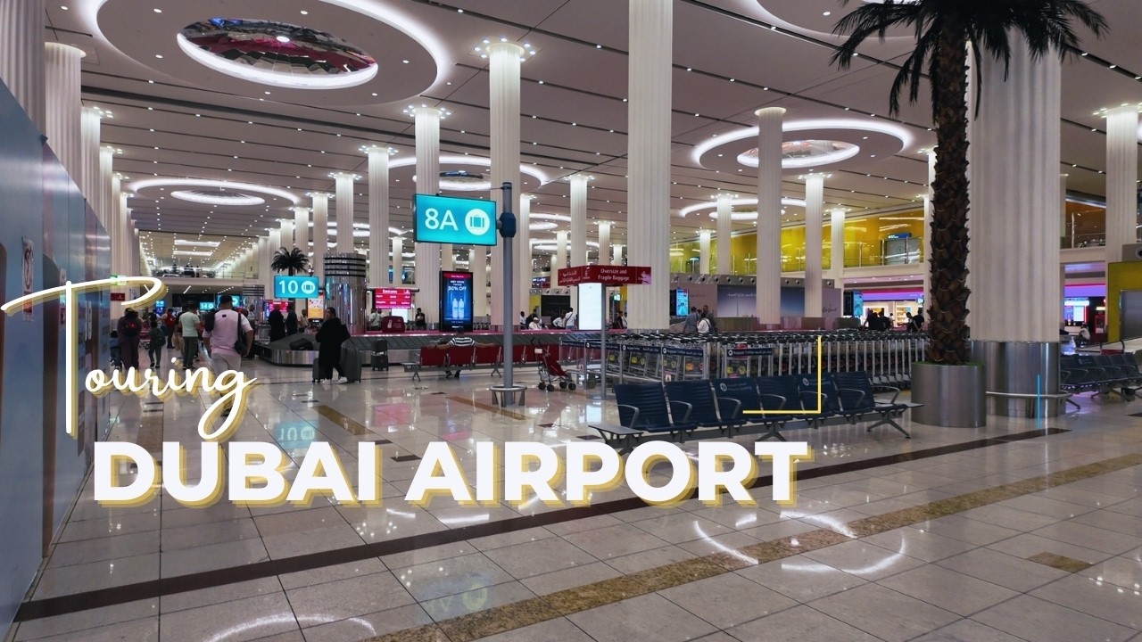 Dubai Airport (DXB) Terminals Walking Tour 4K🇦🇪