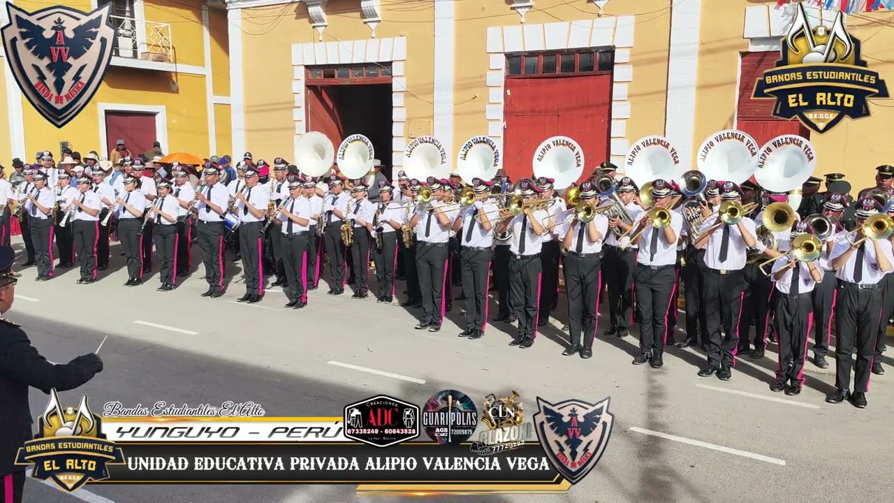 Retreta De La Unidad Educativa Privada Alipio Valencia Vega_Yunguyo-Perú 