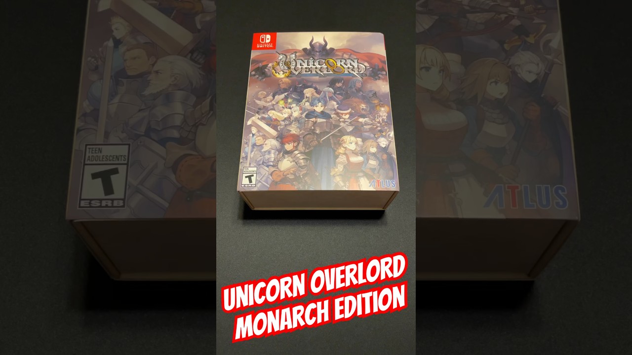 Unboxing the Unicorn Overlord Monarch Edition (Collector's Edition) #shorts