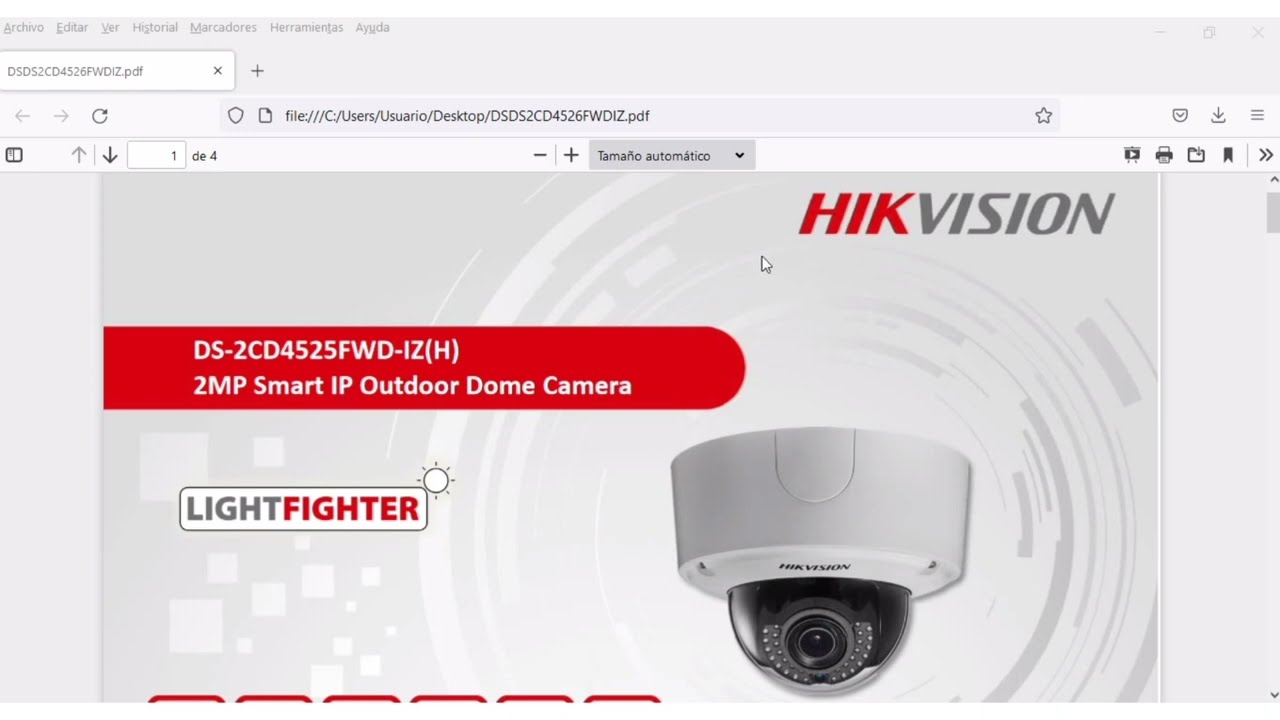 Configurar VCA en CAMARA IP, desde le IVMS 4200
