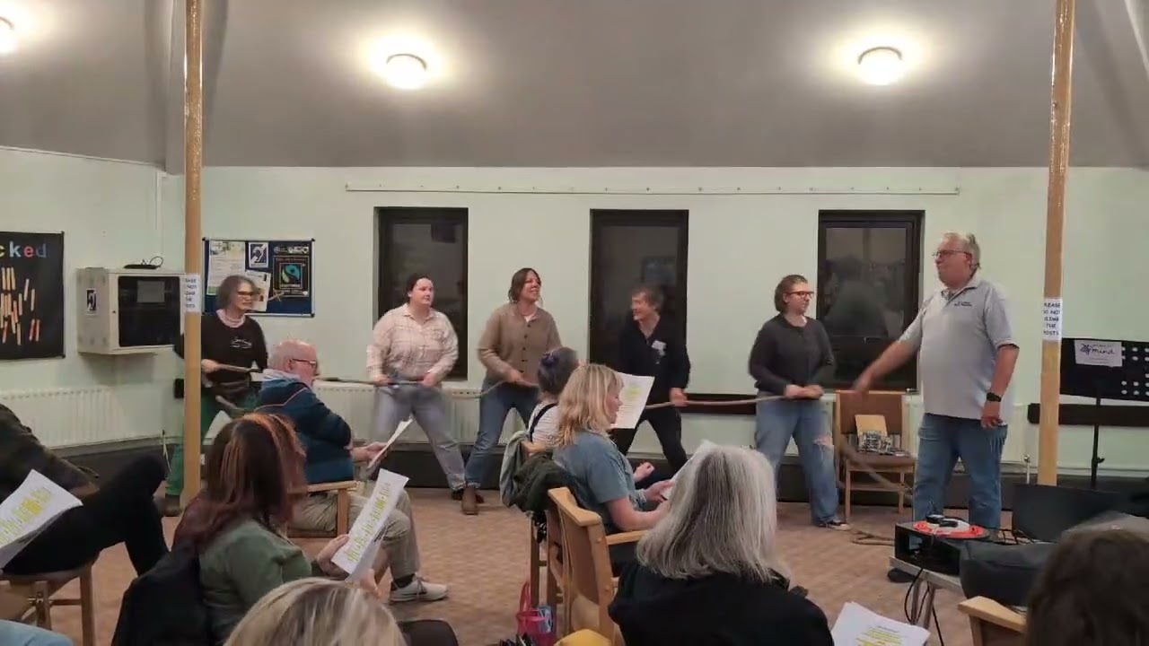 Stuart Green, Sea Shanty Workshop with Vic-Ely Choir: Blow the Man Down 