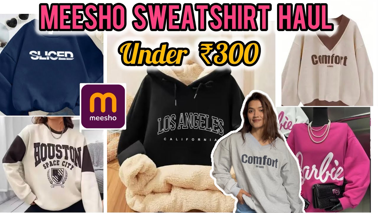 MEESHO WINTER WEAR HAUL UNDER ₹300 SWEATSHIRT |Winter wear #winter#jackets #sweater#sweatshirt#haul