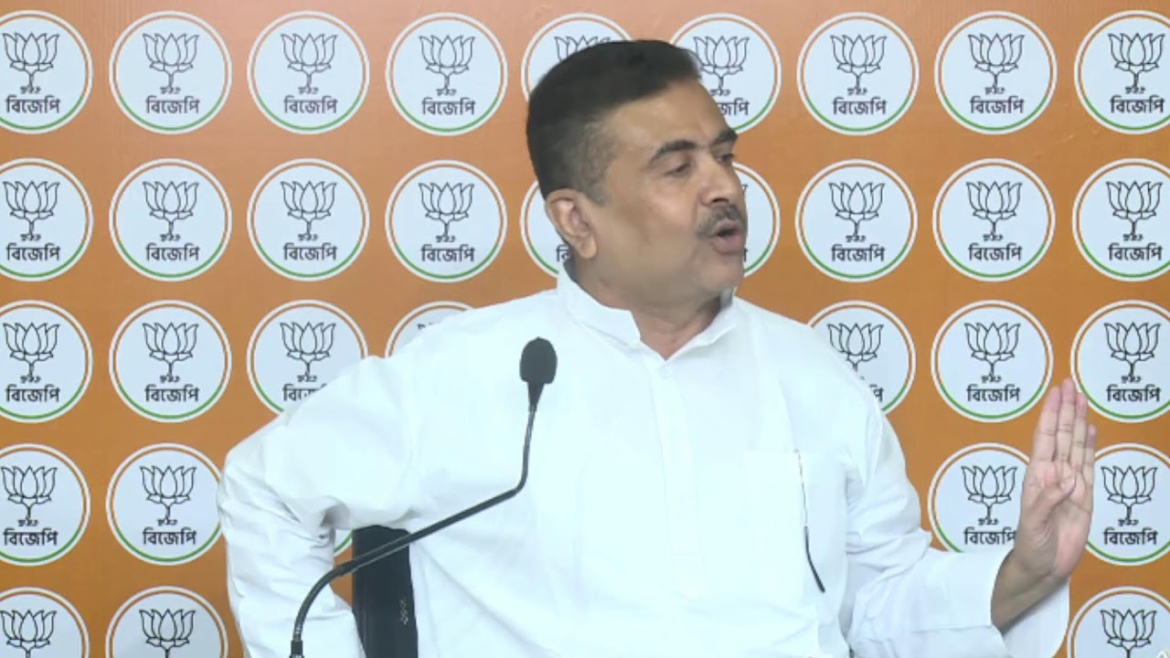 LIVE: Press Conference by Suvendu Adhikari, LOP, WBLA at Salt Lake BJP Office.