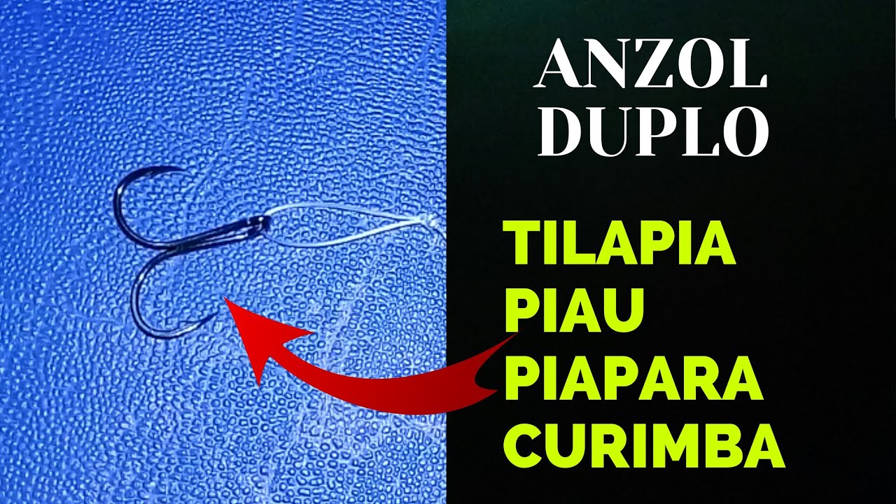 ANZOL DUPLO: REPRISE/MASSA/TILAPIA/PIAU/PIAPARA/CURIMBA