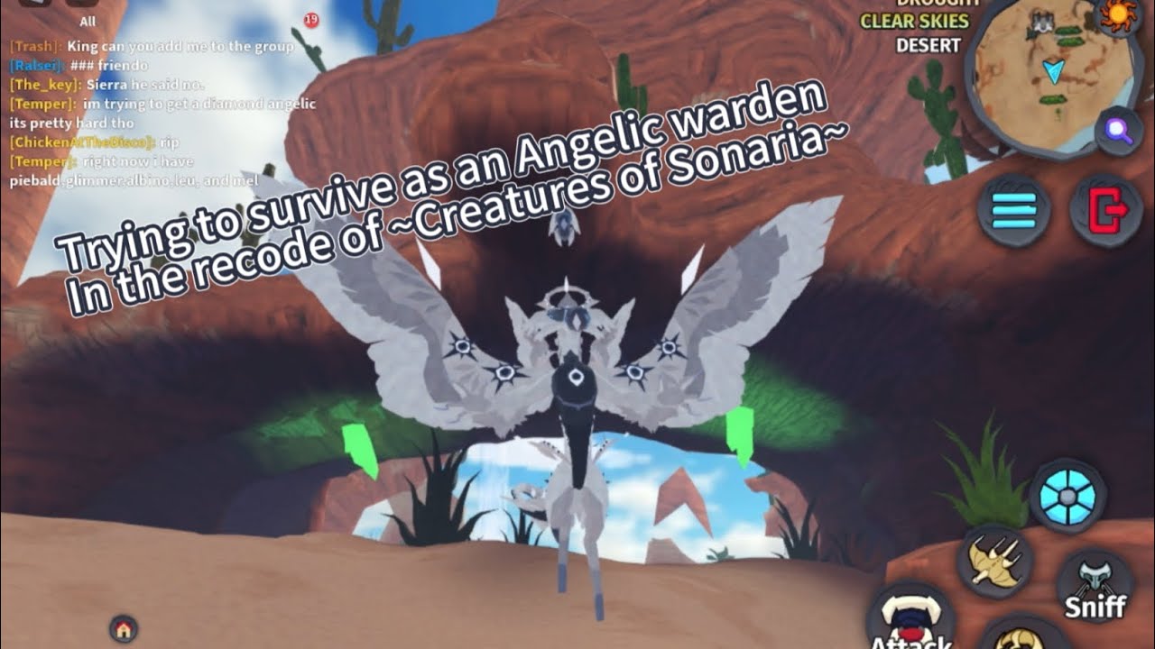 Growing as an Angelic Warden in the recode of ~Creatures of Sonaria~