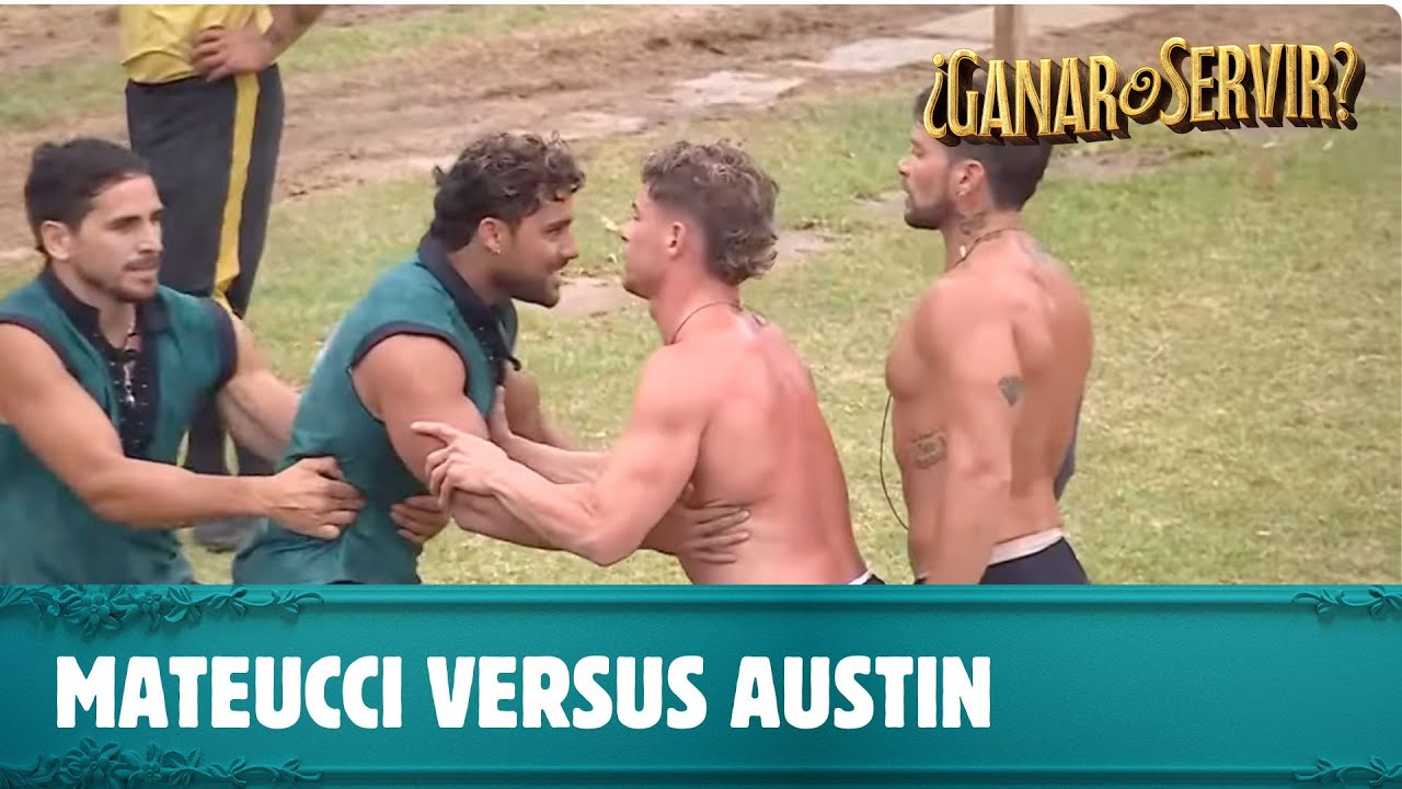 Enojo de Mateucci y pelea con Austin al final de competencia masculina | &iquest;Ganar o Servir? | Canal 13