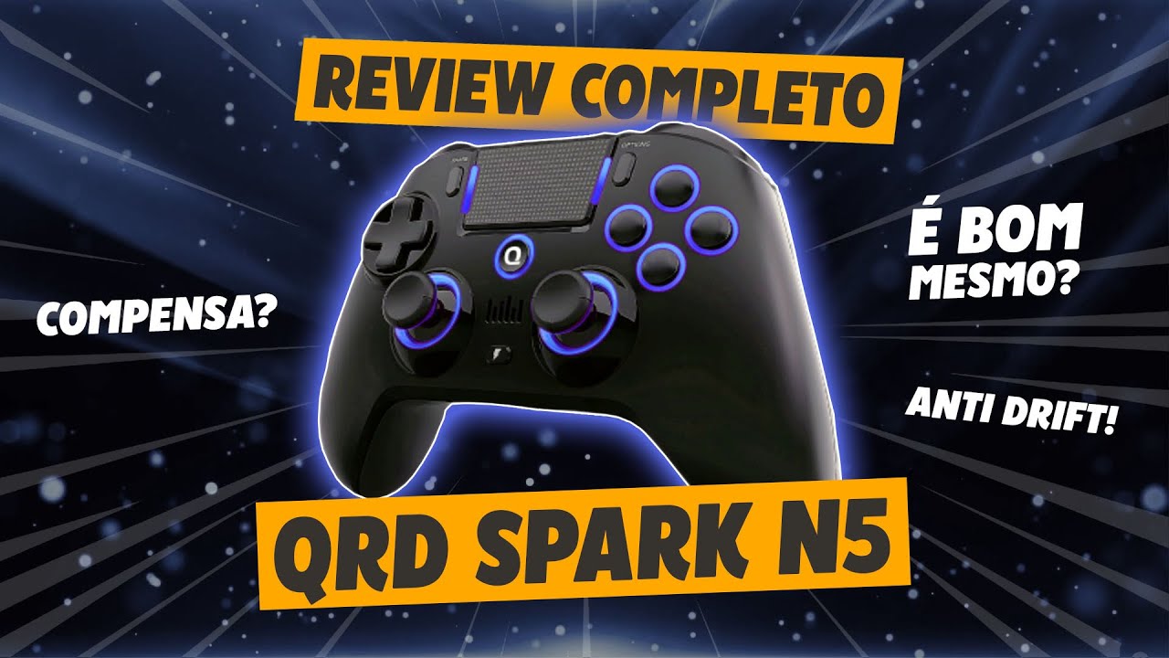 REVIEW QRD N5 SPARK | O CONTROLE DEFINITIVO PARA PS4 E PS3!