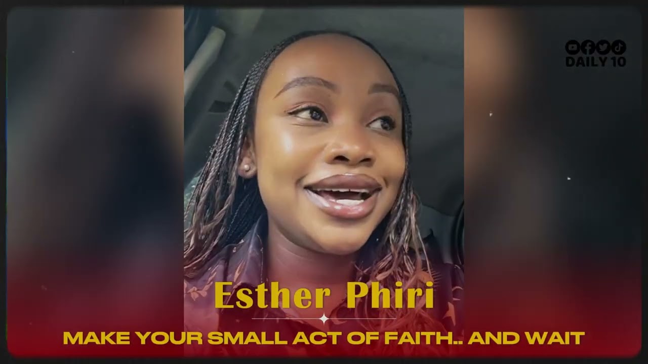 Make Your Act Of Faith & Wait || Esther Phiri