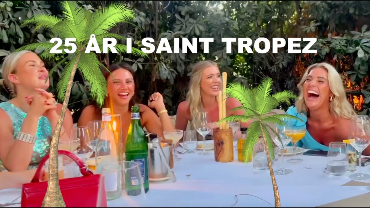 MIN FÖDELSEDAG I SAINT TROPEZ VLOGG #2 - 9 tjejer på resa...nu händer de grejer!