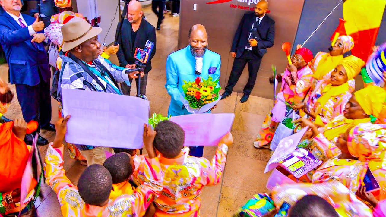 THE GRAND ARRIVAL & RECEPTION OF THE MEGA PROPHET OF THE LORD, DR. OWUOR, IN BRUSSELS, BELGIUM
