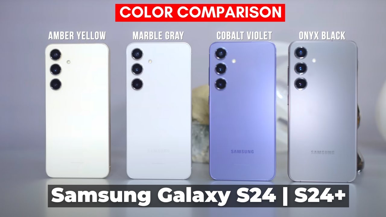 Сравнение цветов Samsung Galaxy S24 | S24 Plus! Все цвета