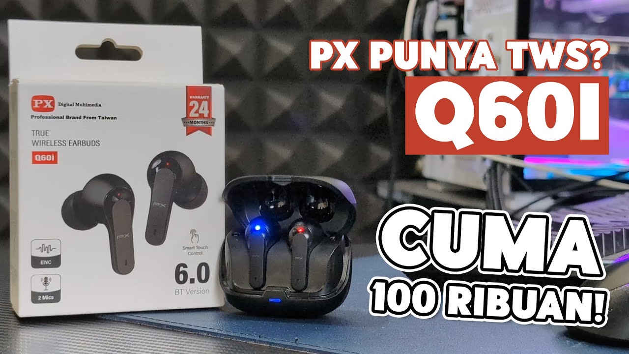 Ada TWS Pake Bluetooth 6.0 Di Harga 100 Ribuan Aja! | Review PX TWS Q60I