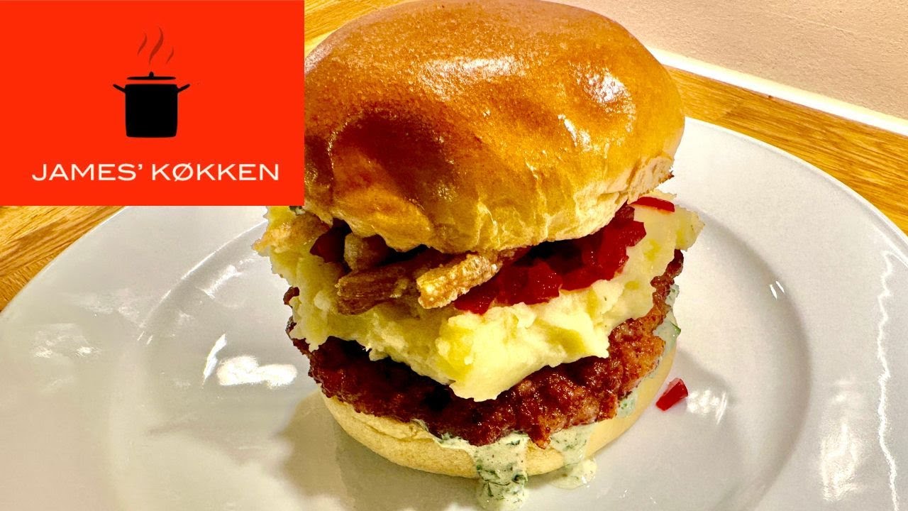 Stegt flæsk med persillesovs-burger...på opfordring!