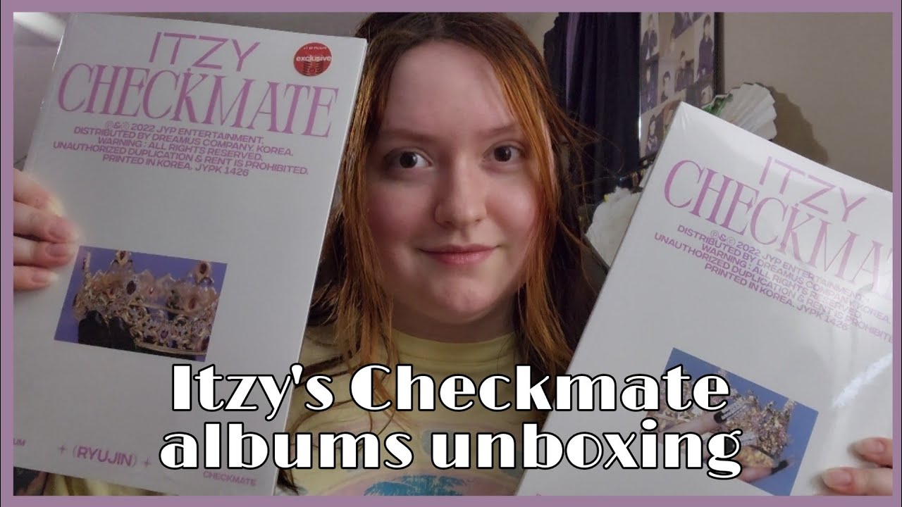 Unboxing Ryujin + Lia version's of Itzy's Checkmate album (Plus who I pulled in Yuna's) | mac moon