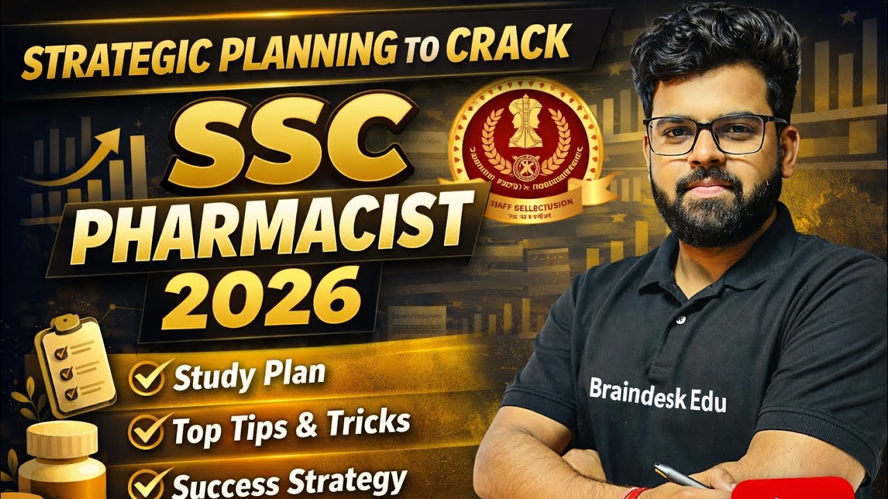 SSC Pharmacist 2026 Strategy 🔥 | 100% Selection Plan