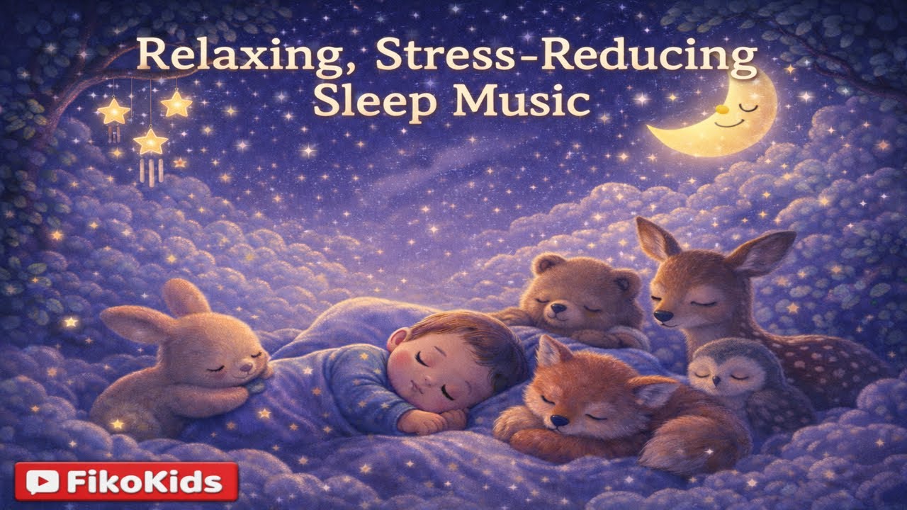 Relaxing Baby Sleep Music 🌙 | Stress-Reducing Lullaby for Deep & Fast Sleep