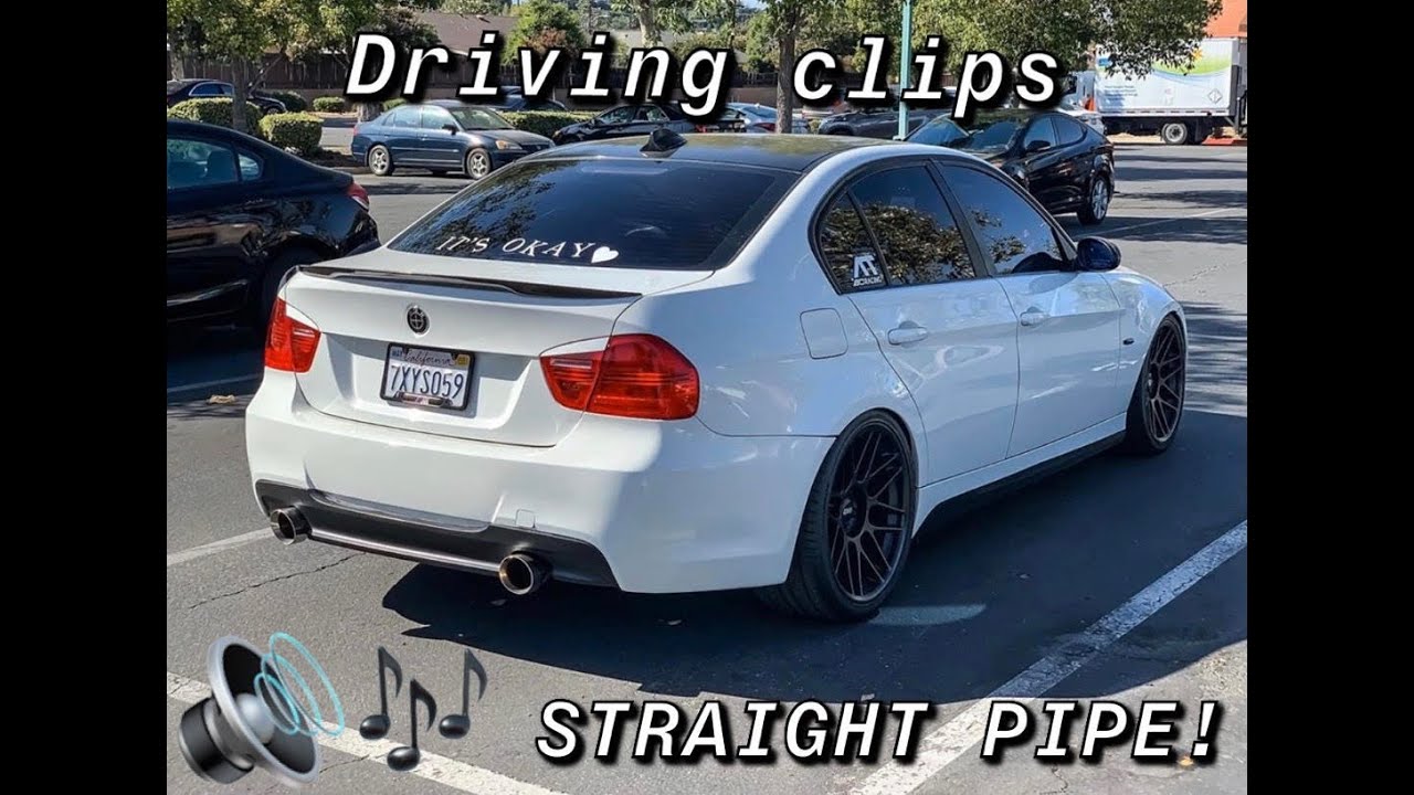 BMW e90 328i Muffler and Resonator Delete Exhaust Clips
