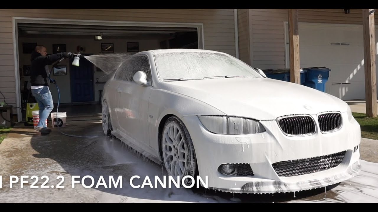 Obsessed Garage: New GUN/Hose/Foam Cannon. First Use Impressions!