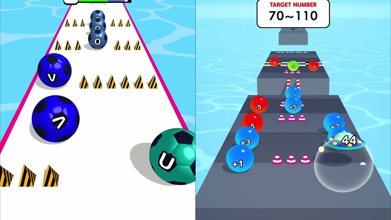 🆚 AZ RUN vs CALCULATE BALL All Levels Gameplay Walkthrough Android, iOS 2